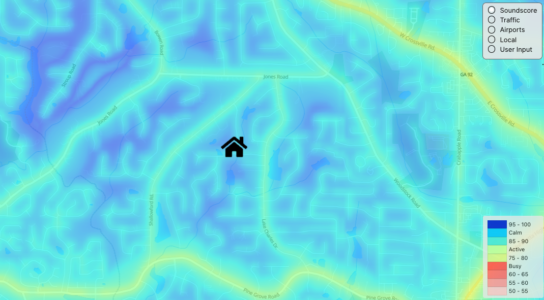 Quiet residential street in Shagbark Trail area