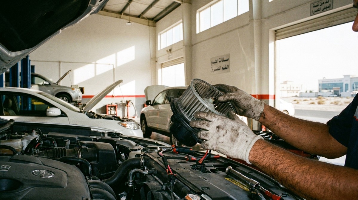 Fixing a Car AC with No Airflow in the UAE: Sourcing Used Blower Motors and Resistors