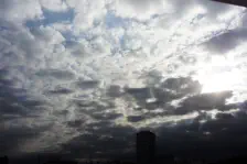 今朝の雲