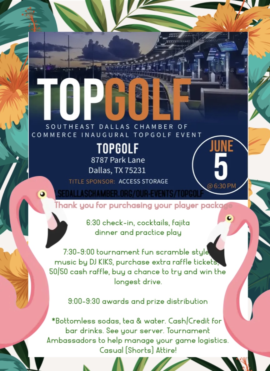 TopGolf Sponsorship and event tickets
