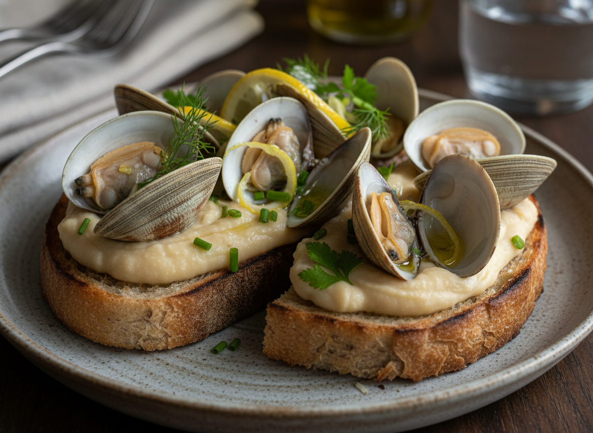 Clam Toast