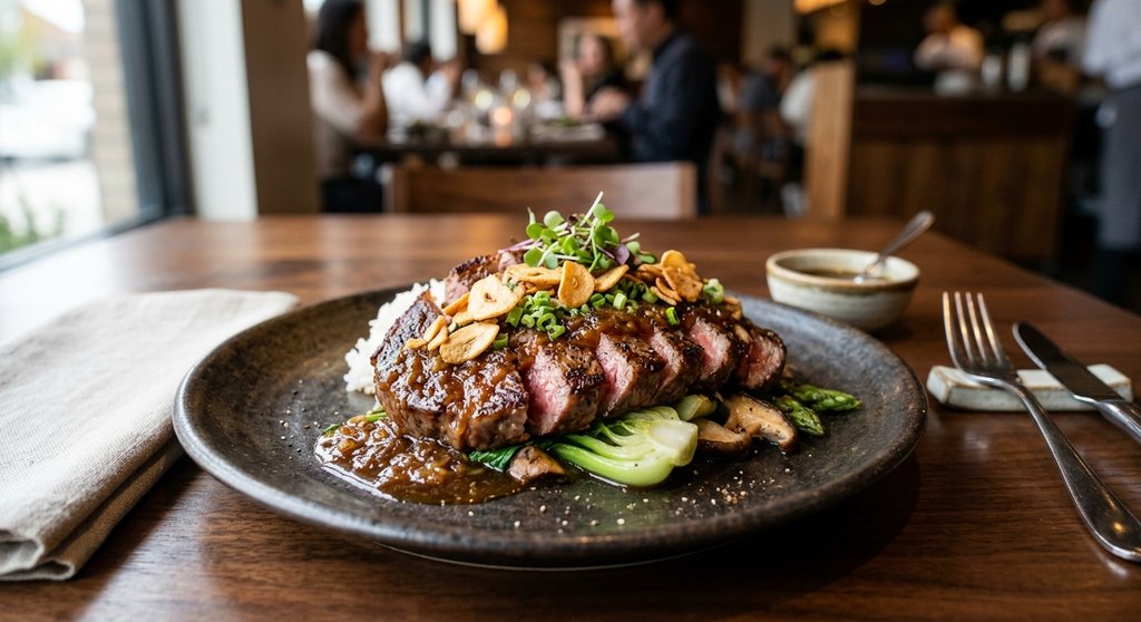 rib eye no tamanegi wafu sousu