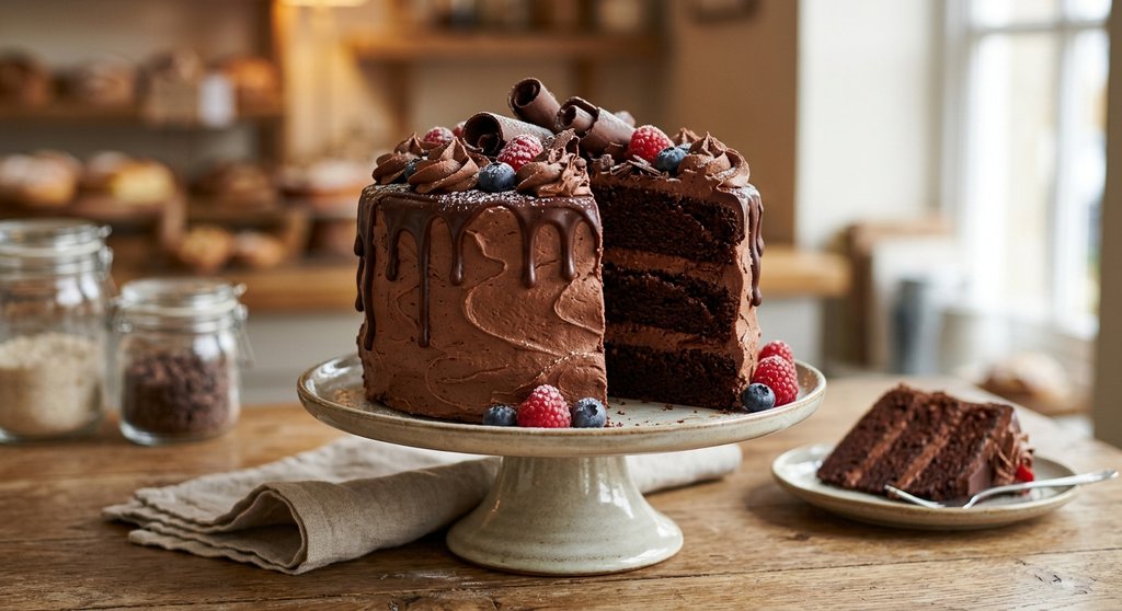 Tessie's 3 Layer Chocolate Cake