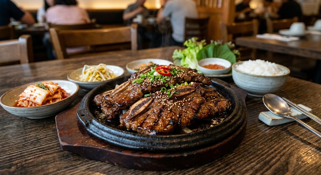 Galbi — Woo Lae Oak (우래옥), AI reference image