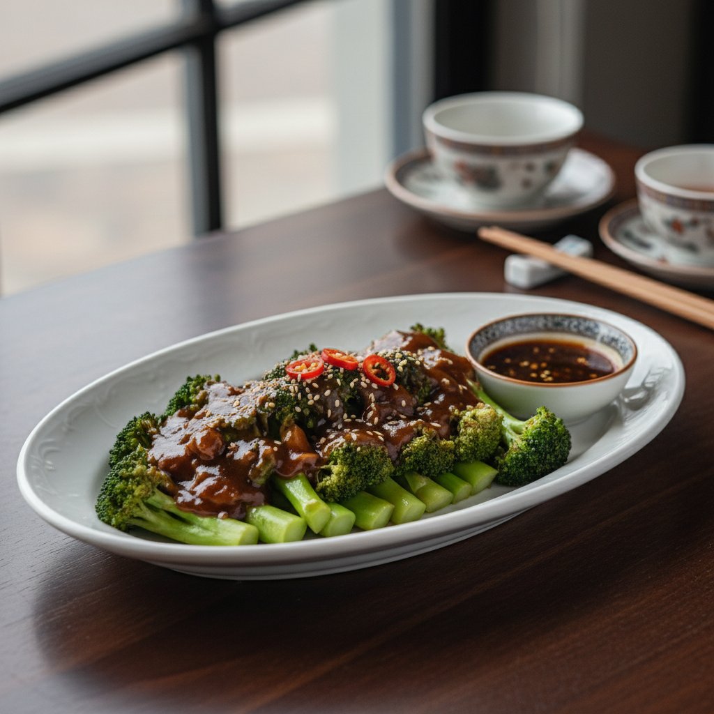 Broccoli with Oyster Sauce