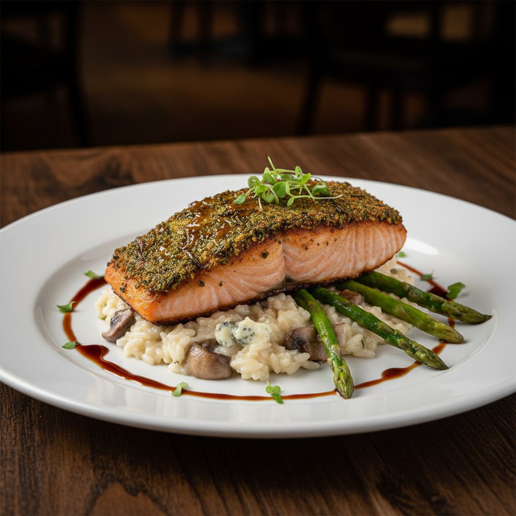 HERB & FIG GLAZED SALMON