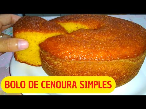 Simple and Fluffy Carrot Cake