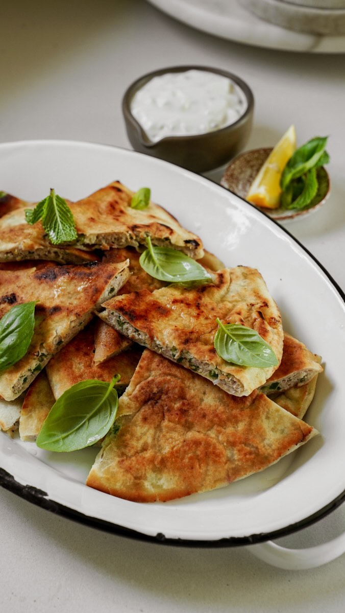 Chicken & Feta Arayes