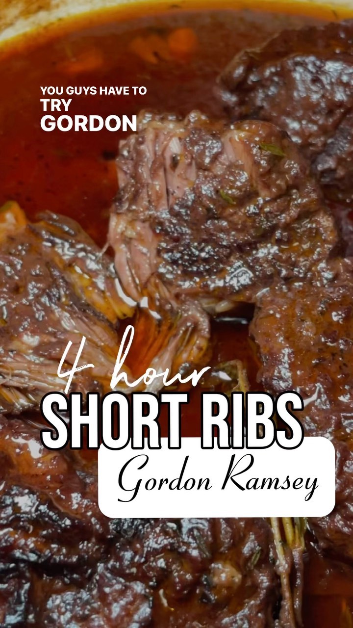 4 Hr. Short Ribs (Gordon Ramsay’s Recipe)
