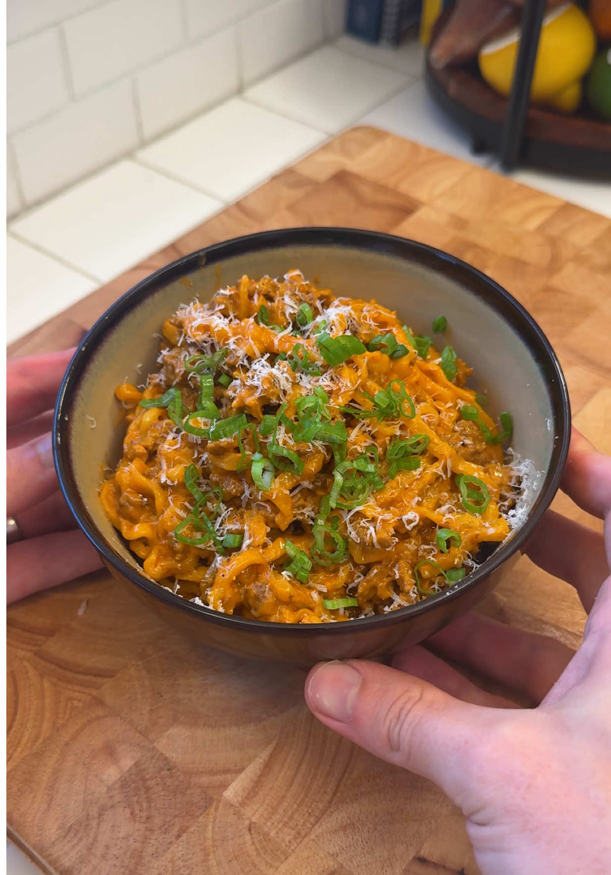 Creamy Truffle Garlic Noodles