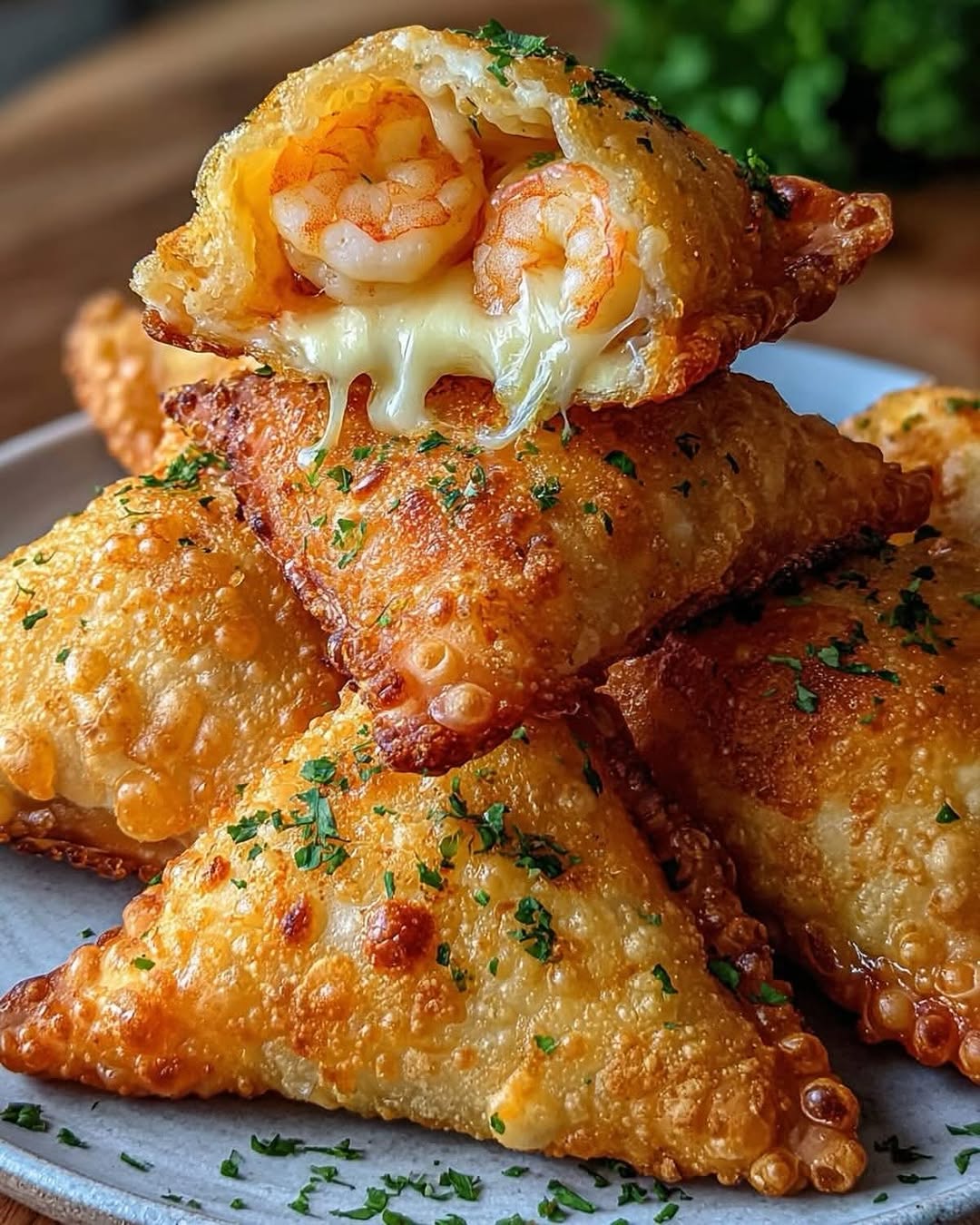 Crispy Shrimp and Cheese Bites