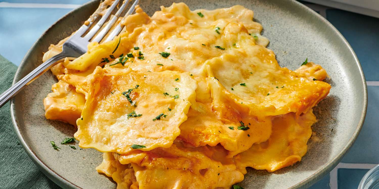 Lobster Ravioli Bake
