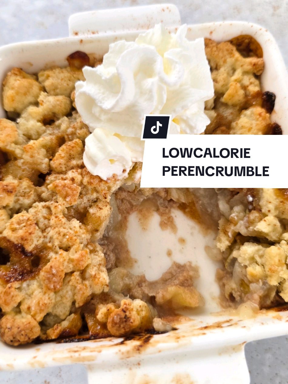 Low Calorie Pear Crumble