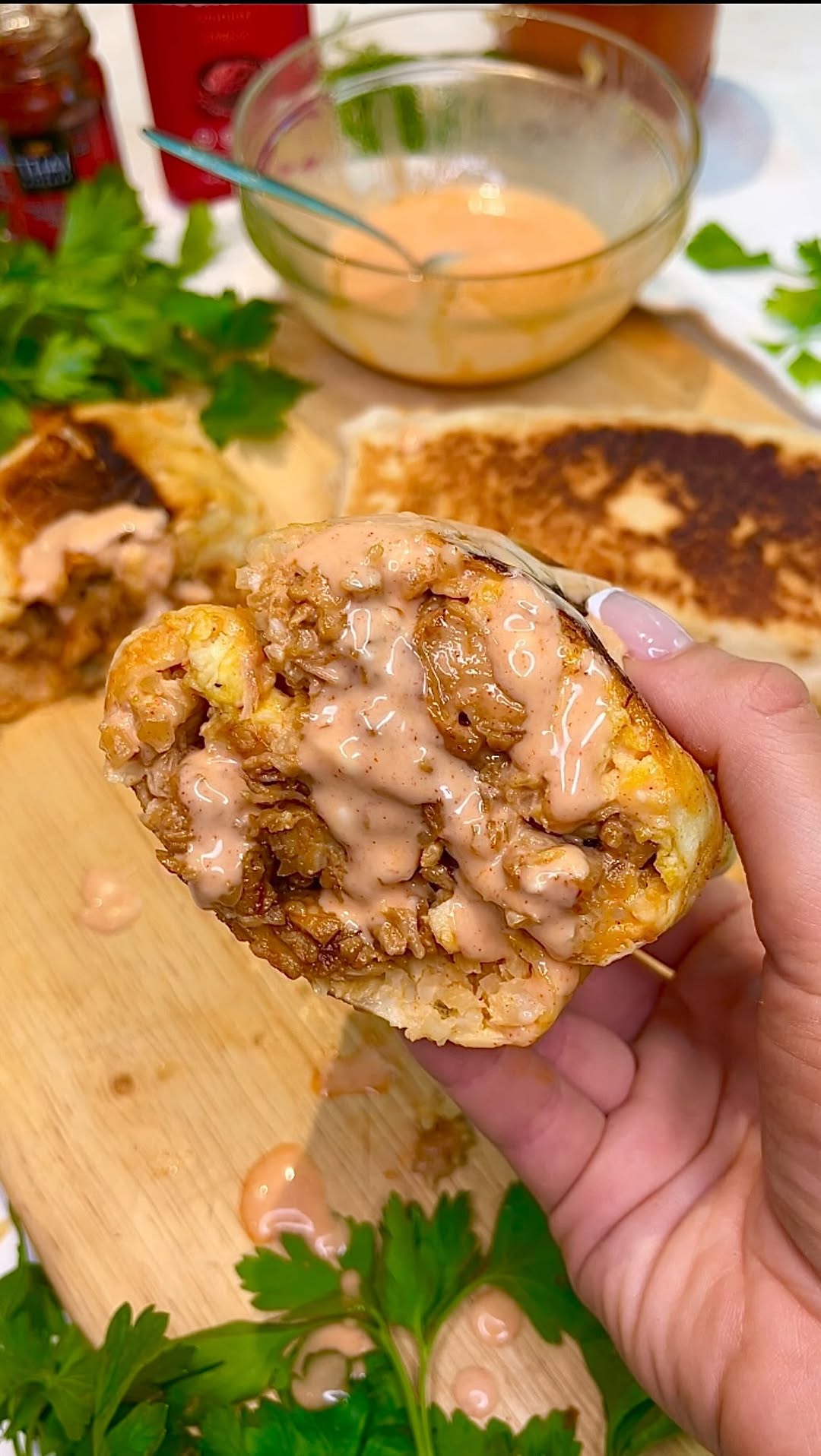 Bulgogi Chicken Burritos