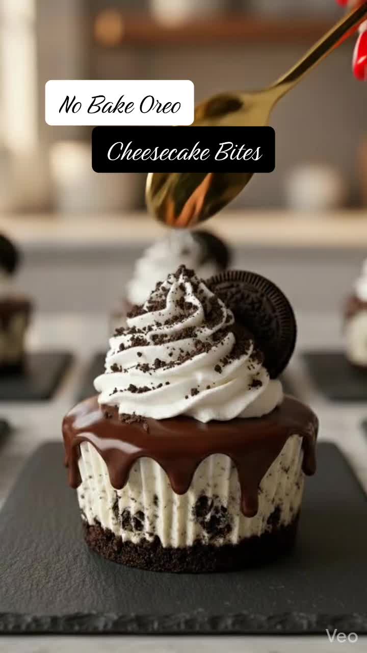 No-Bake Oreo Cheesecake Bites