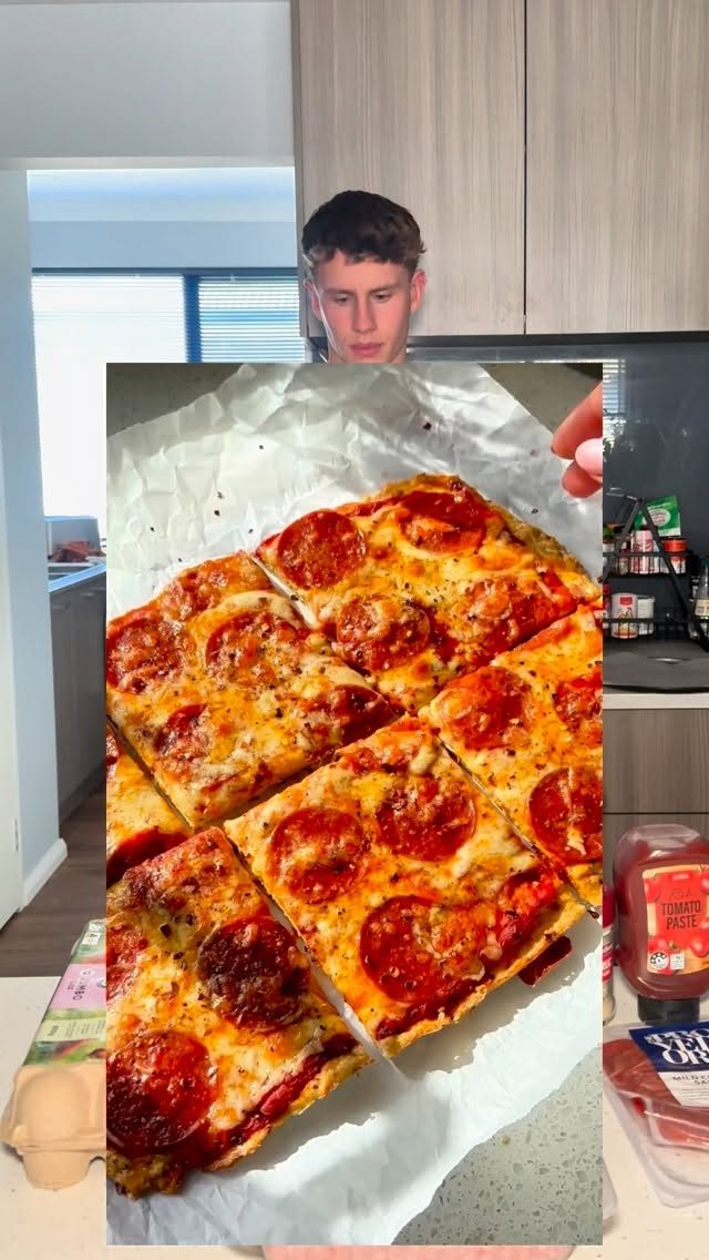 High-Protein Chicken Crust Pizza