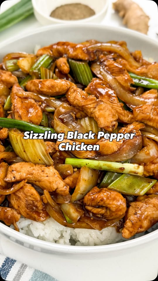 Sizzling Black Pepper Chicken