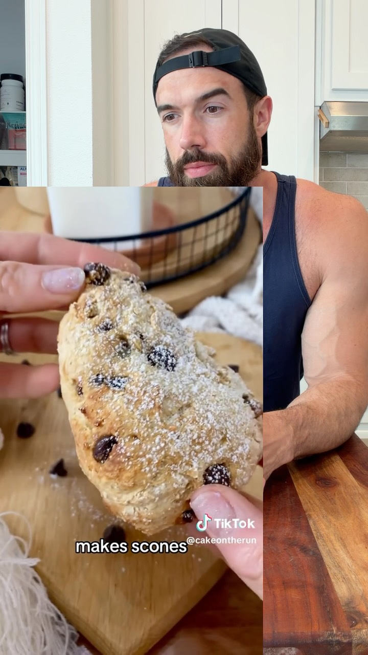 Greek Yogurt Chocolate Chip Scone