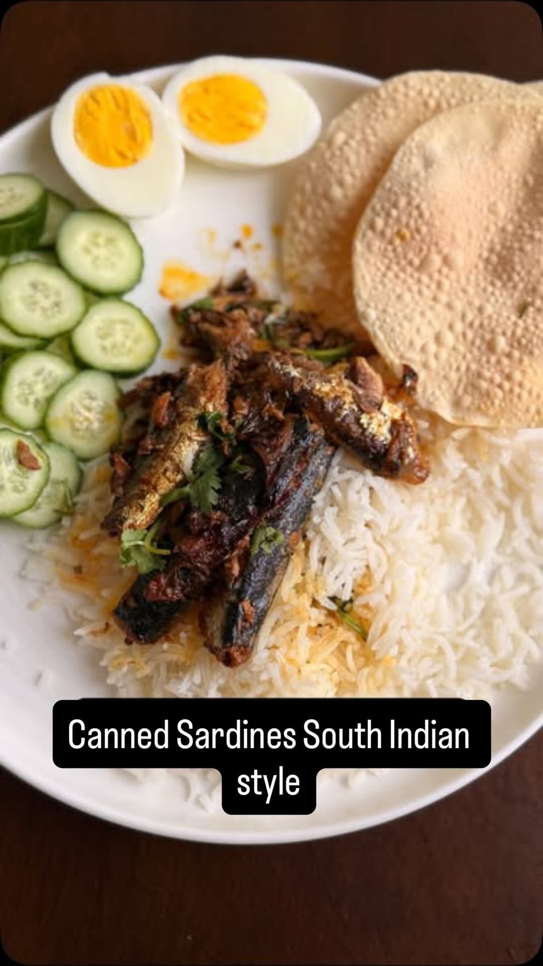Sardine Thokku (South Indian Style Canned Sardines)