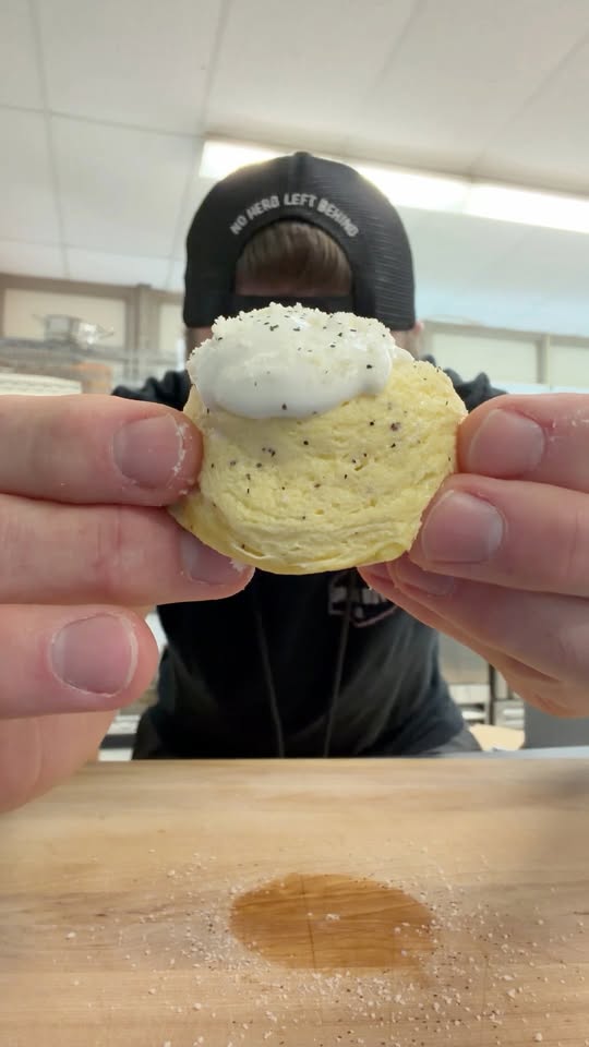 Microwave Sour Cream and Dijon Egg Hack