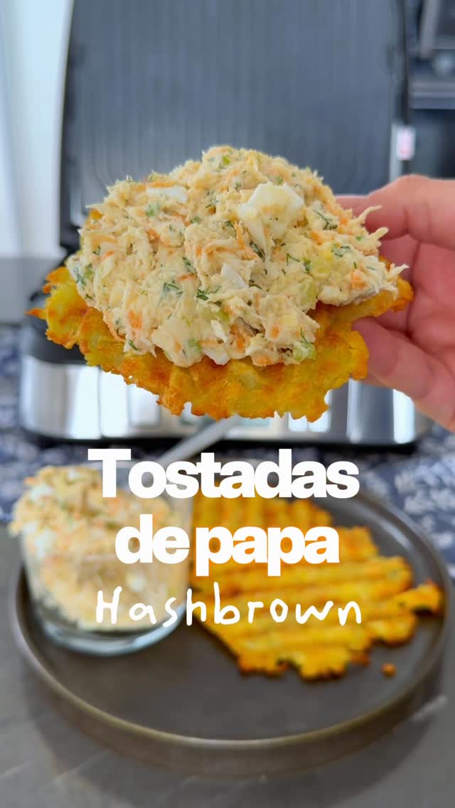 Crispy Flourless Potato Tostadas