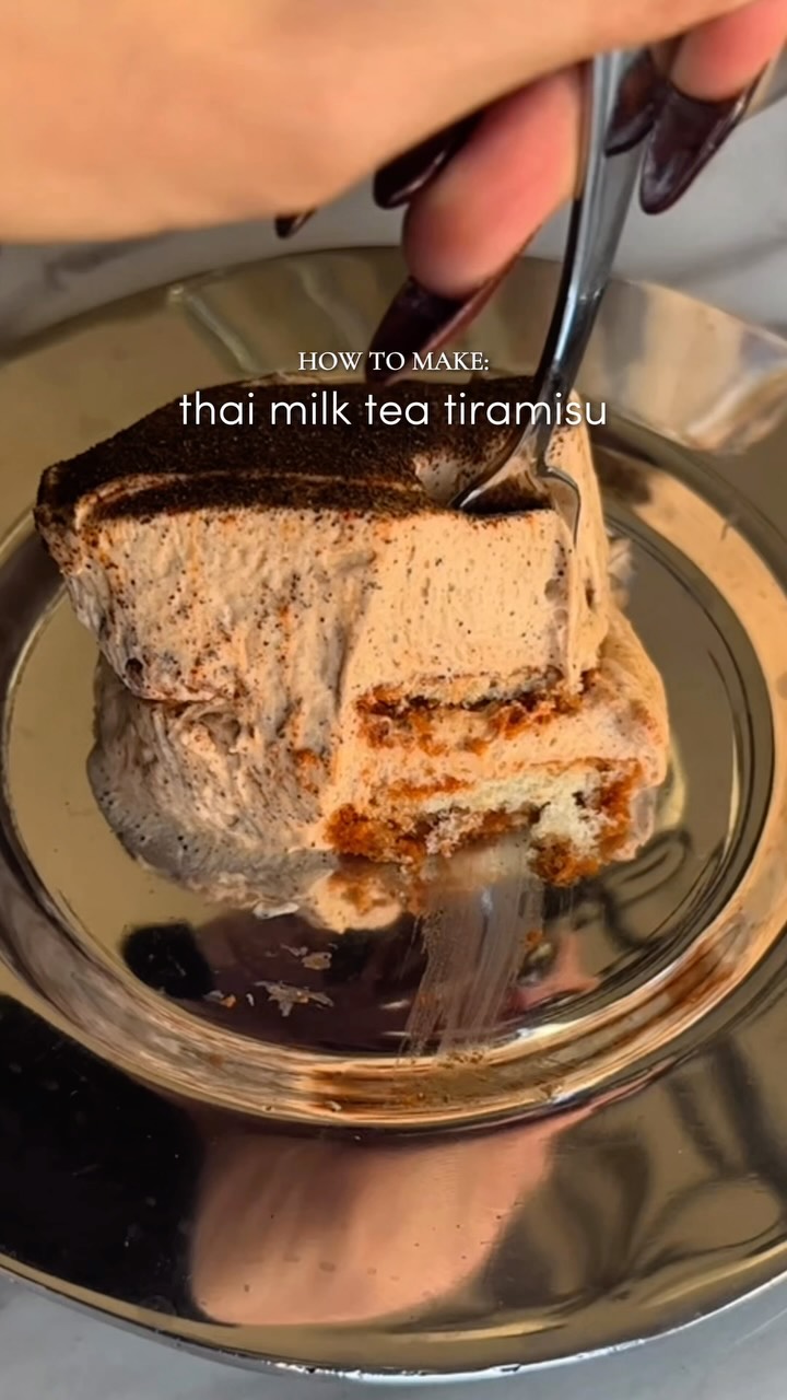 Thai Tea Brown Sugar Tiramisu