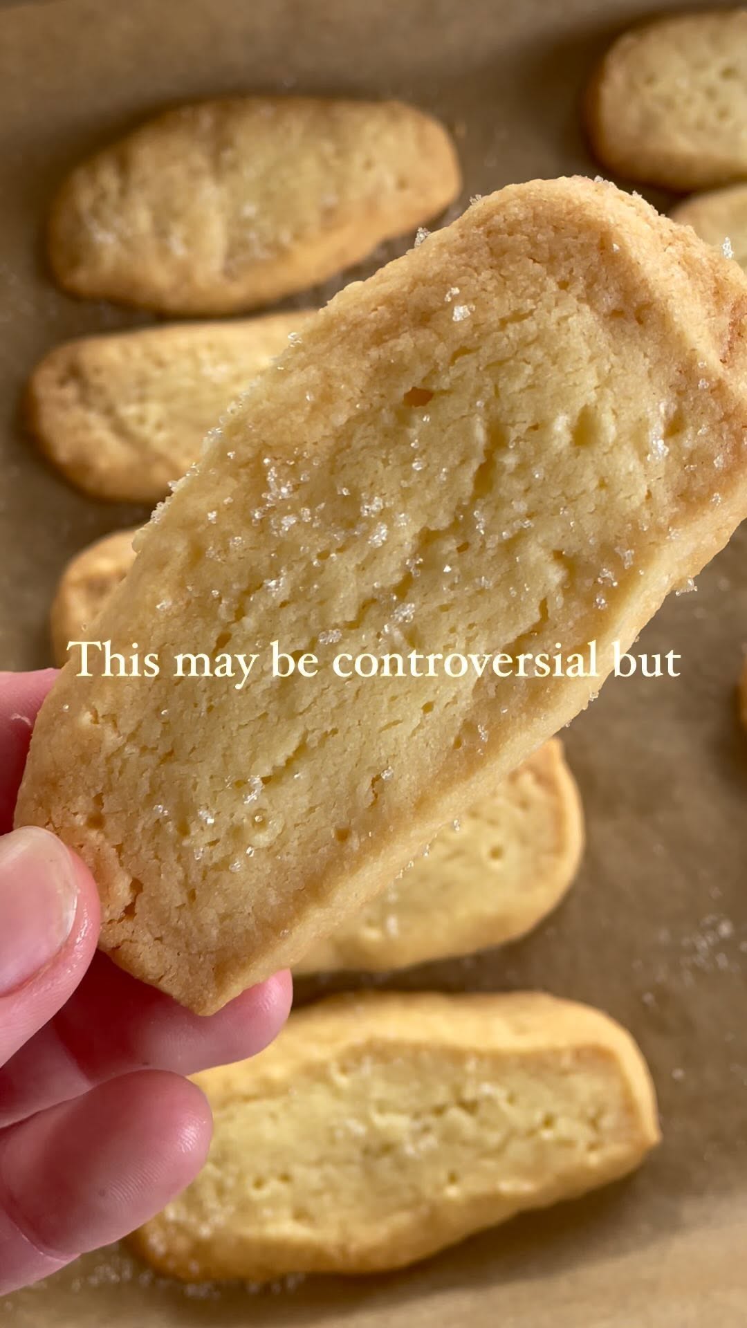 Four-Ingredient Shortbread Cookies