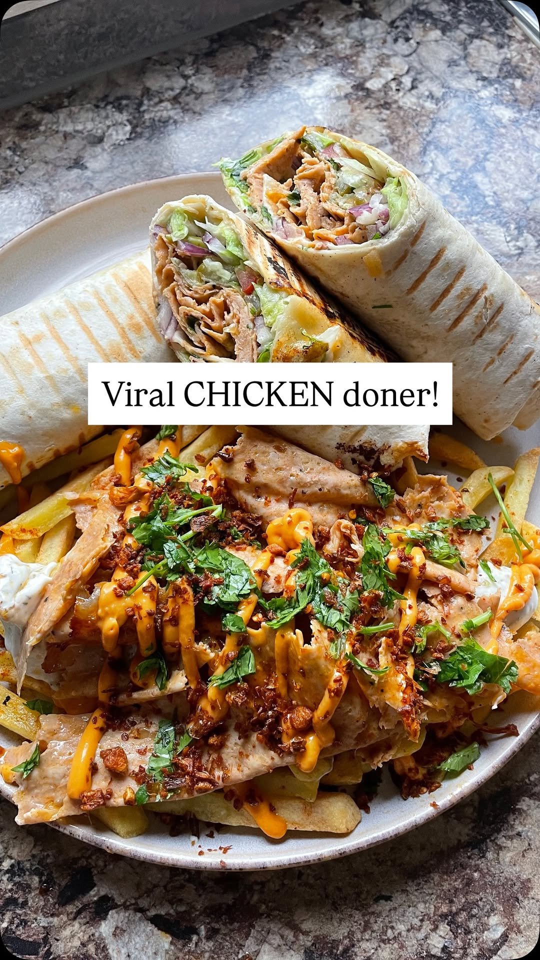 Airfryer Chicken Doner