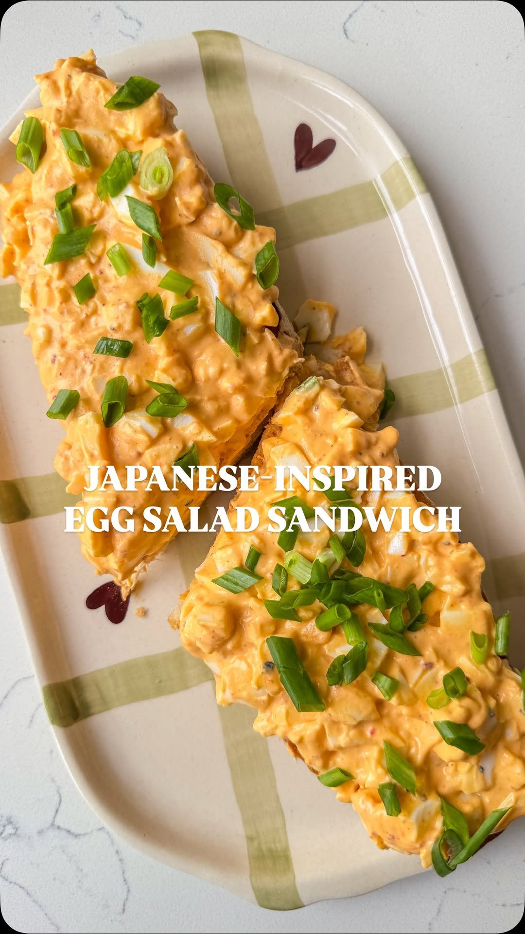Japanese Style Egg Salad on Toast