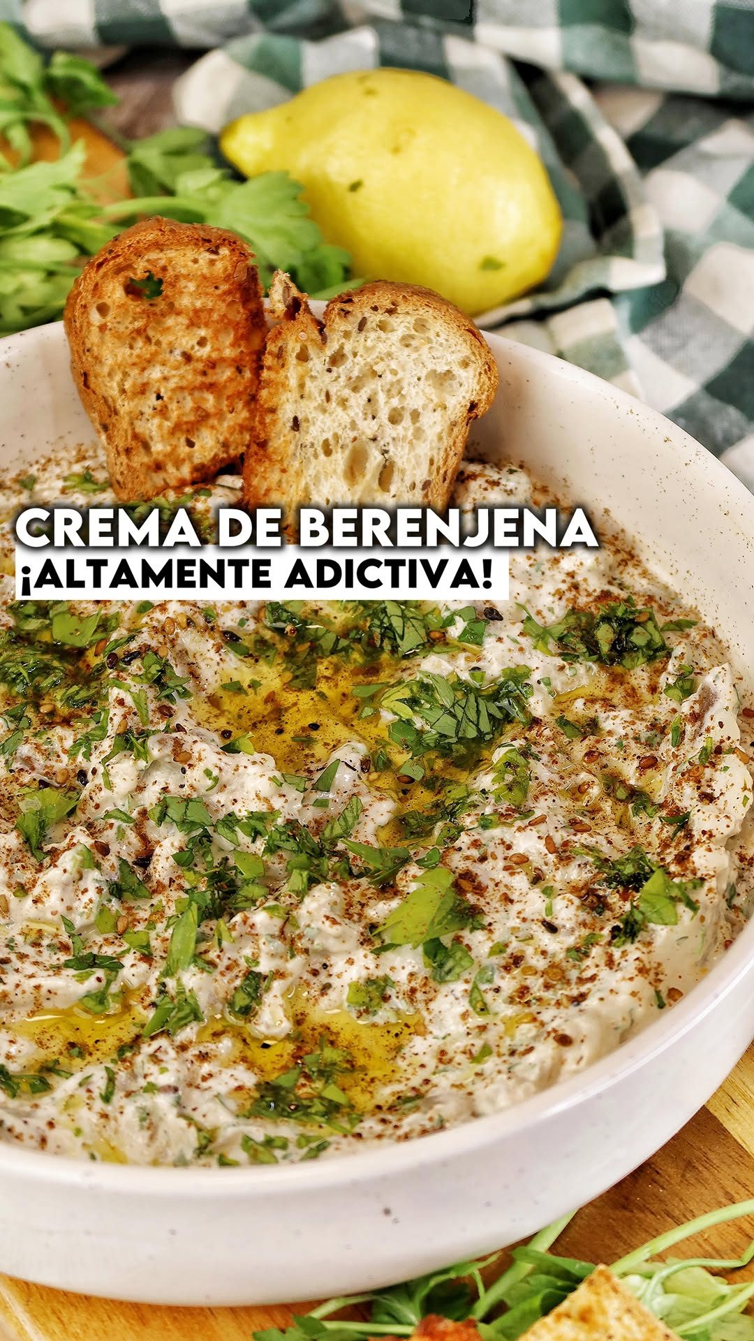 Eggplant Cream with Ras el Hanout