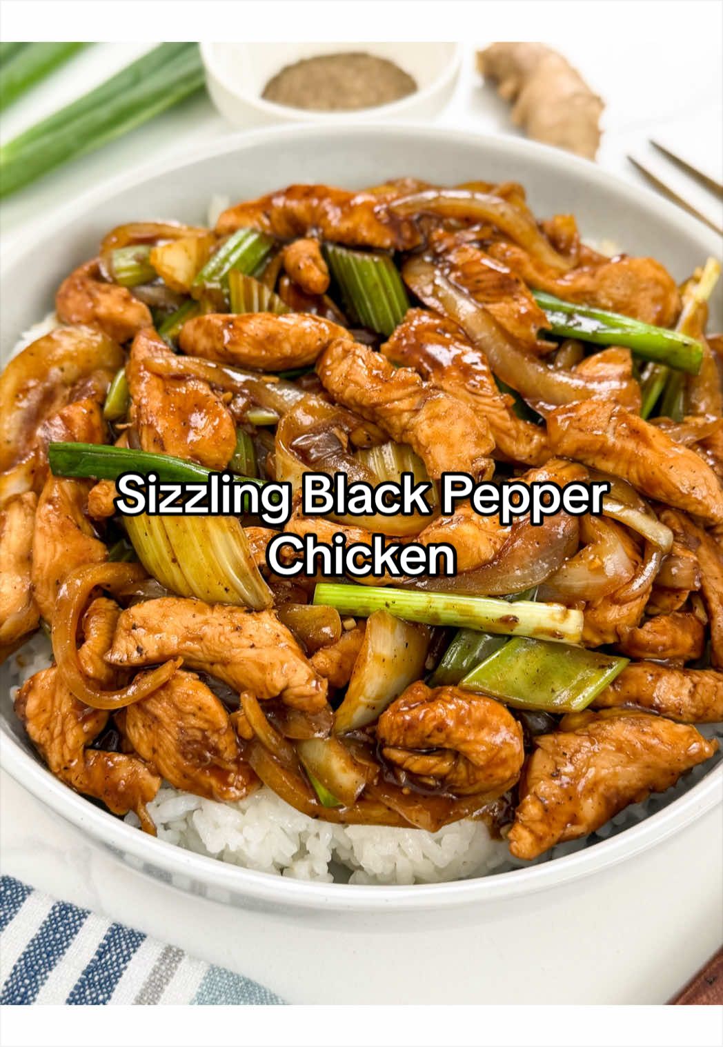 Sizzling Black Pepper Chicken