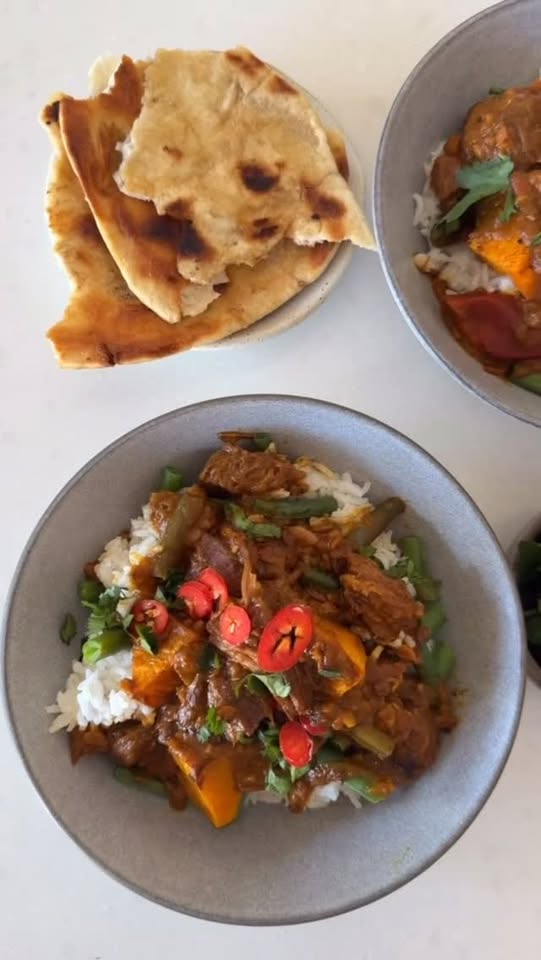 Slow Cooker Lemongrass Beef Curry