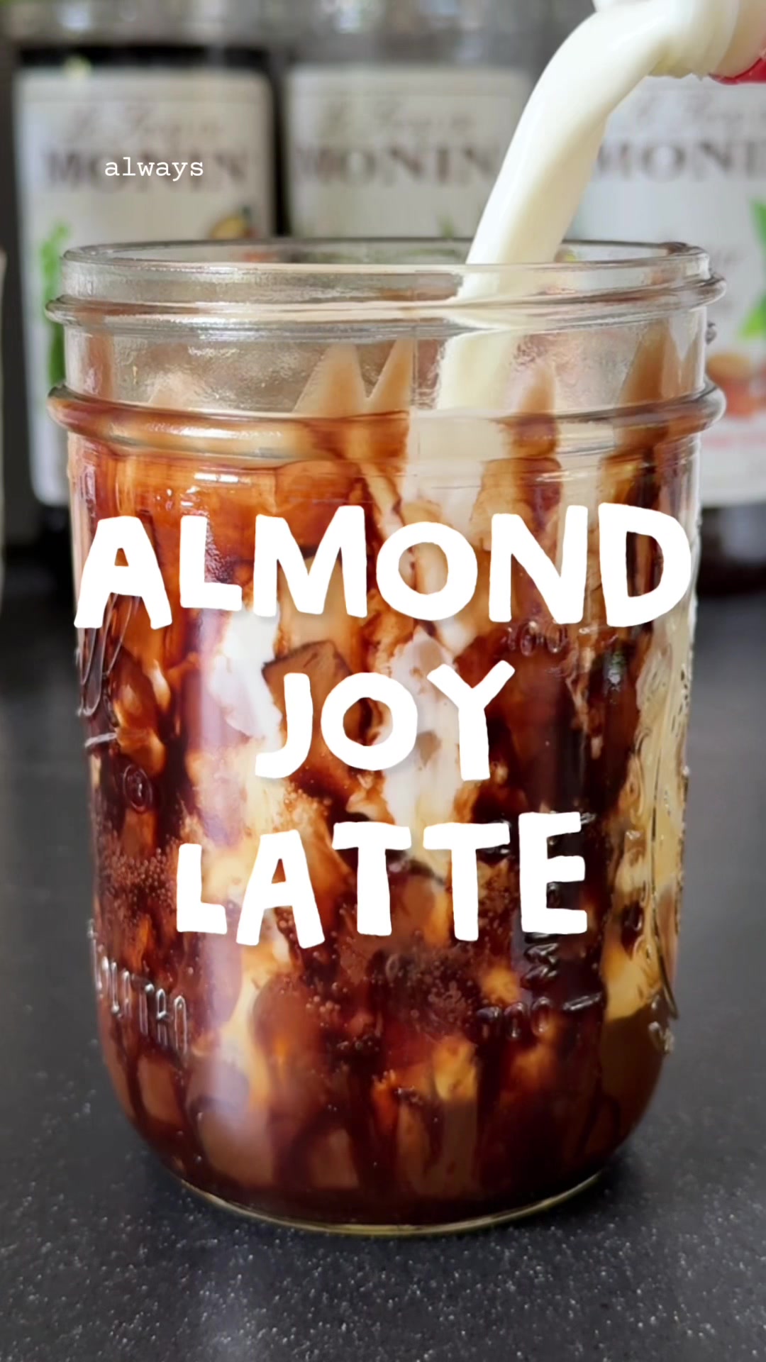 Almond Joy Iced Latte