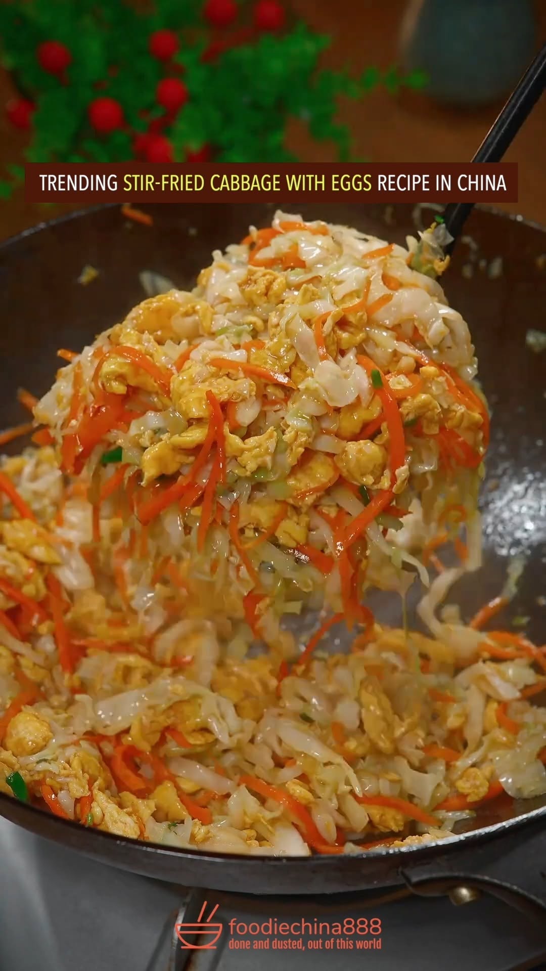 Trending Chinese Stir-Fried Cabbage with Eggs