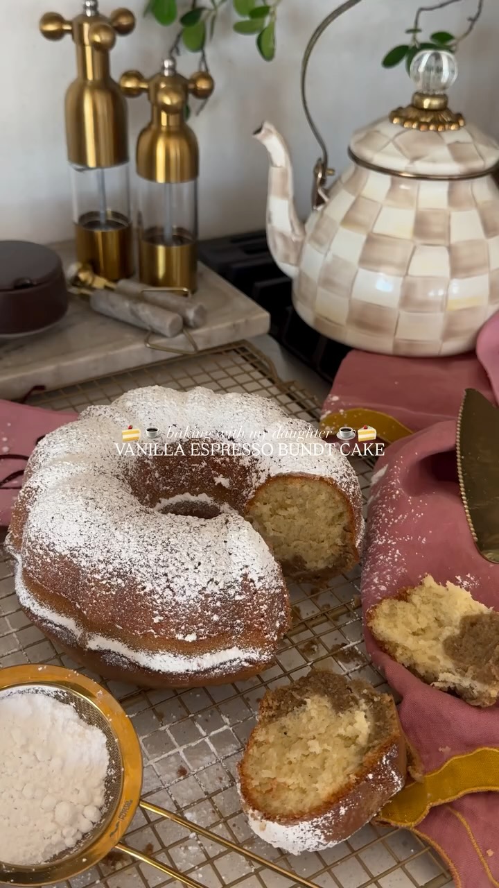 Vanilla Espresso Bundt Cake