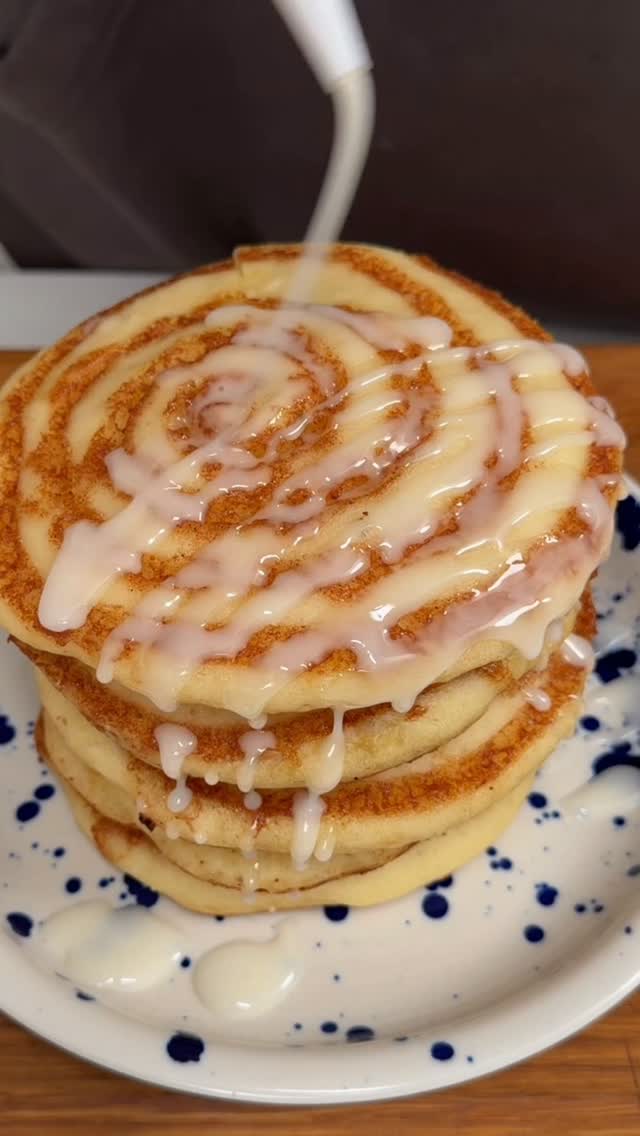 Cinnamon Roll Pancakes