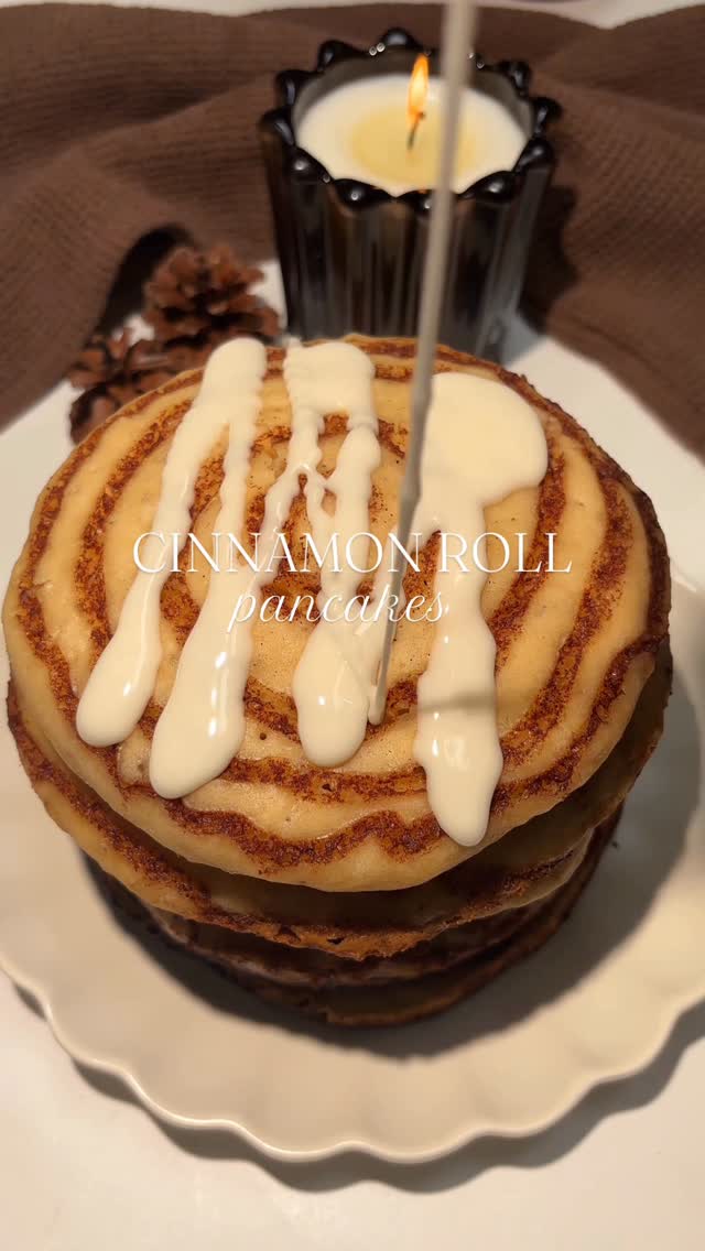 Cinnamon Roll Pancakes