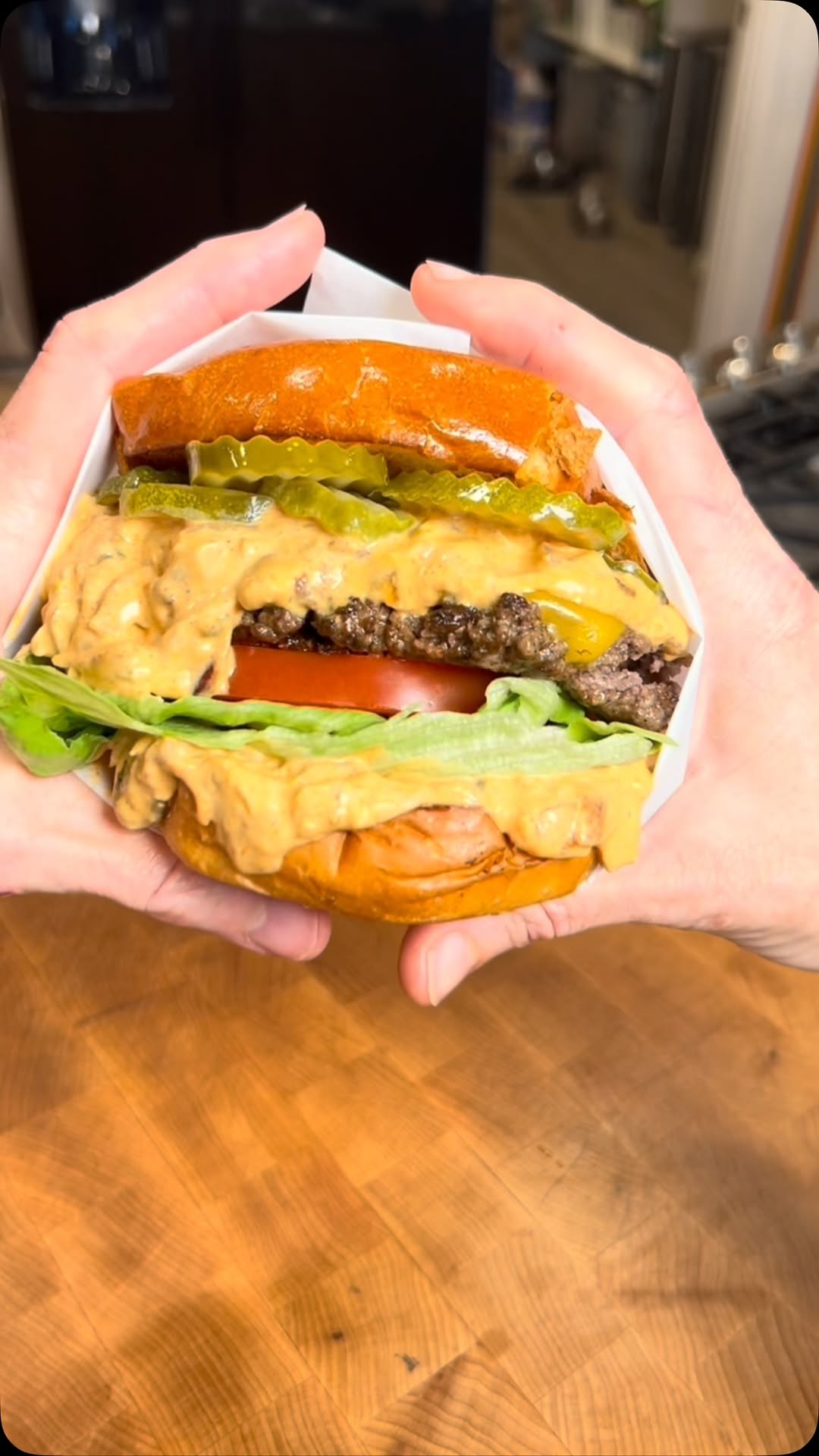 Smash Burgers with Fancy Sauce
