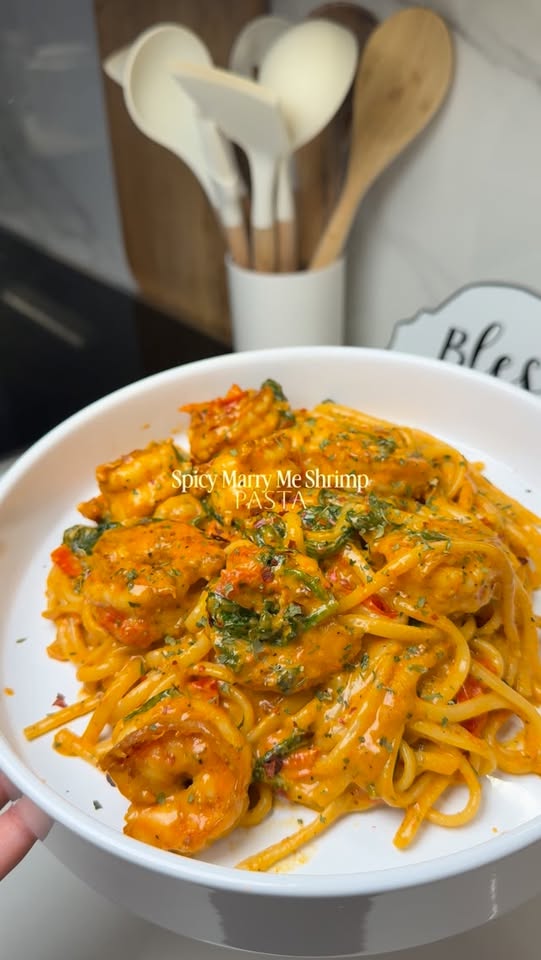 Spicy Marry Me Shrimp Pasta