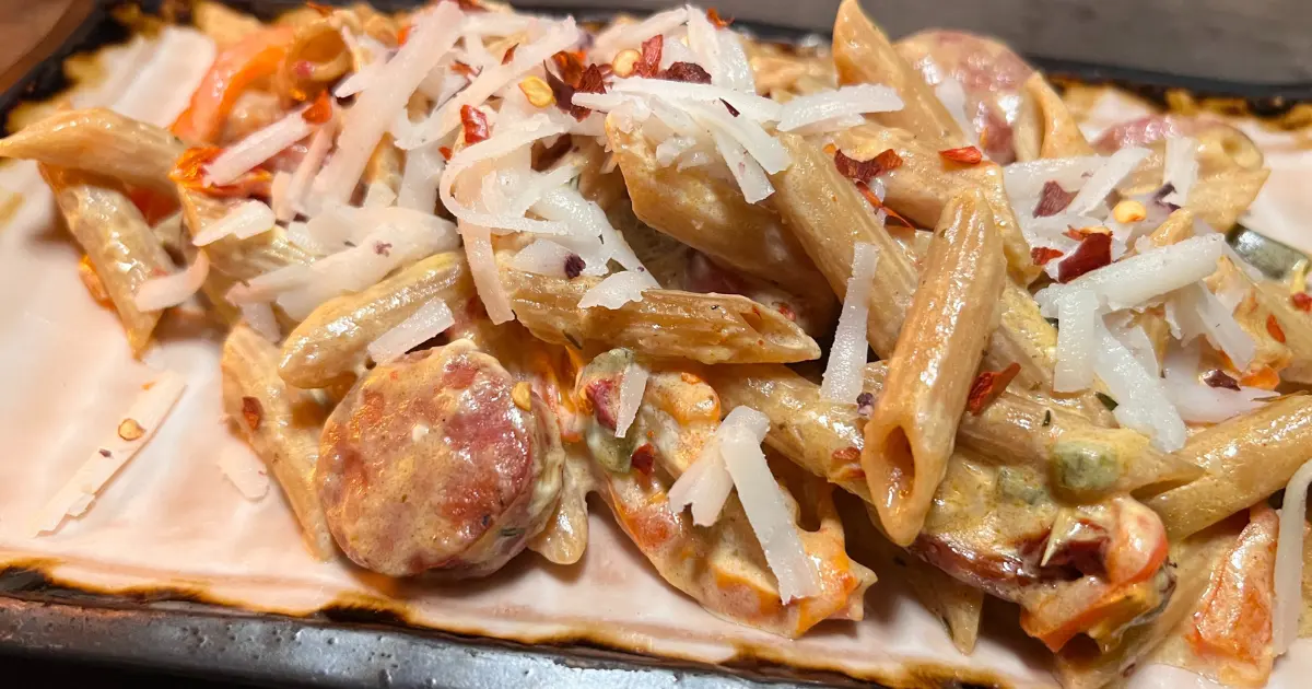 Spicy Fireside Cajun Pasta