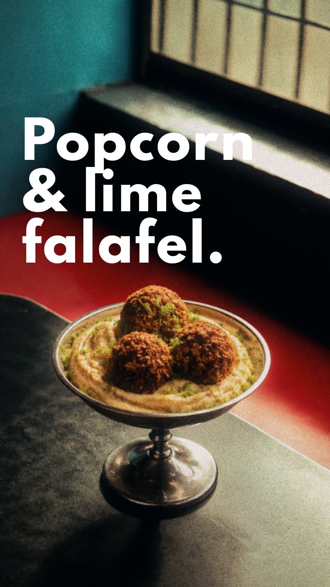 Popcorn Falafel + Hummus