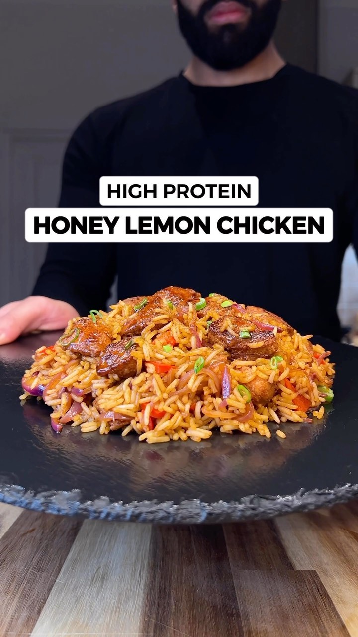 High Protein Honey Lemon Chicken Meal Prep
