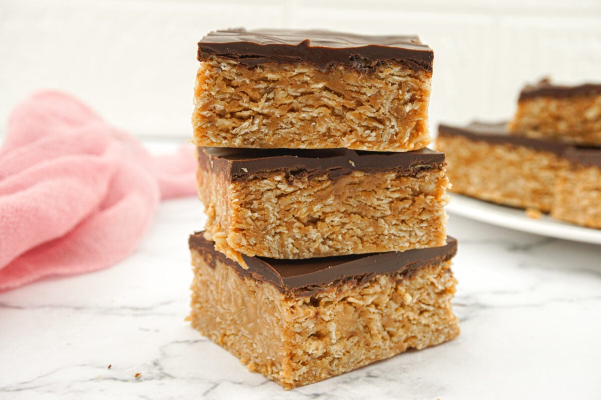 No-Bake Peanut Butter Oat Bars