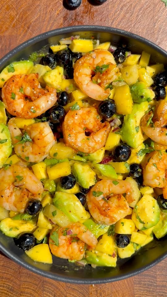 Mango Avocado Shrimp Salad