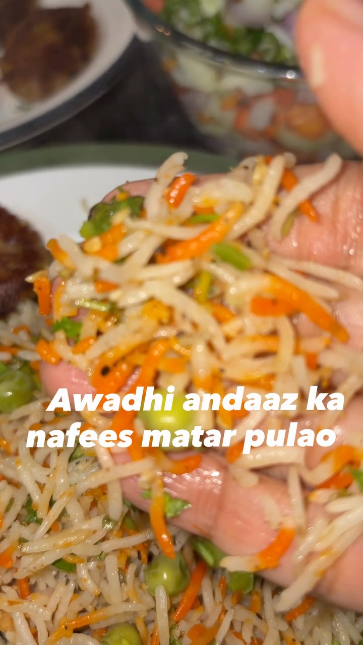 Refined Awadhi-Style Green Pea Pulao
