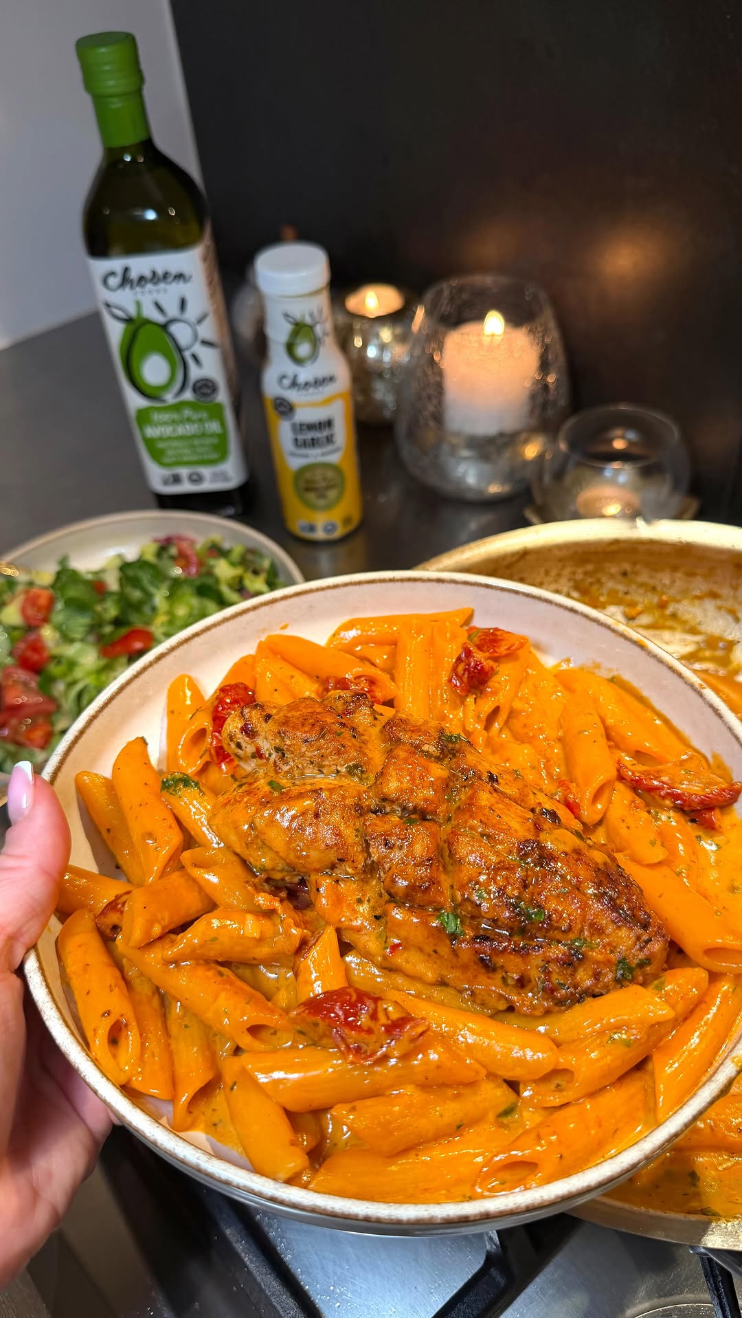 Creamy Marry Me Pasta with Crisscross Chicken