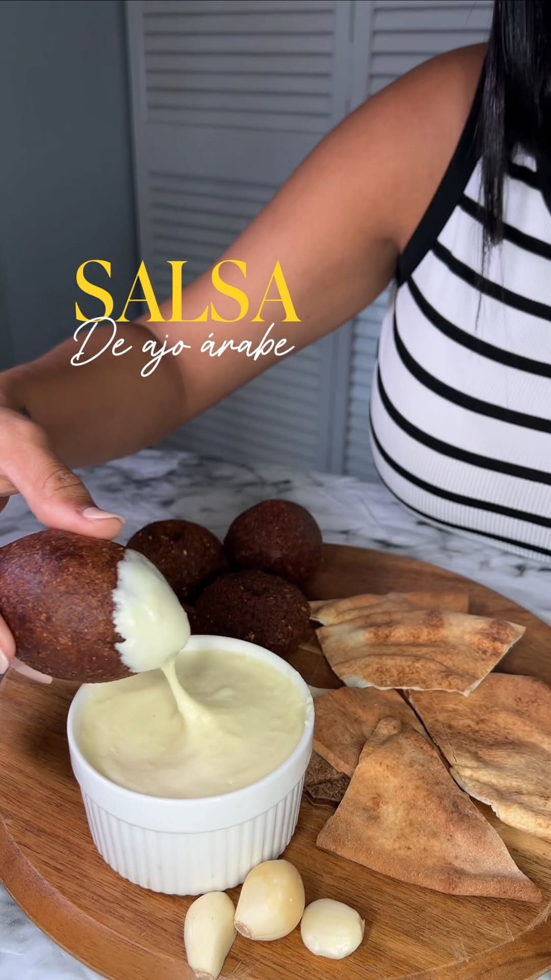 Homemade Arabic Garlic Sauce