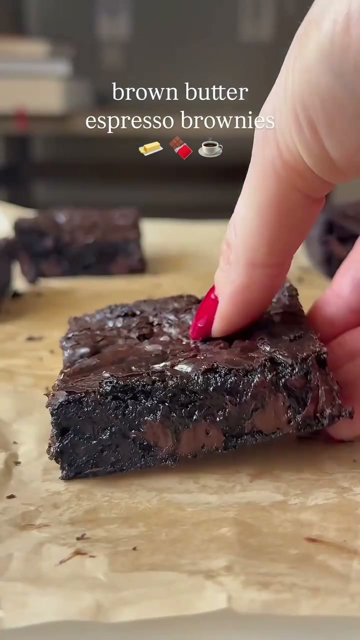 Brown Butter Espresso Brownies