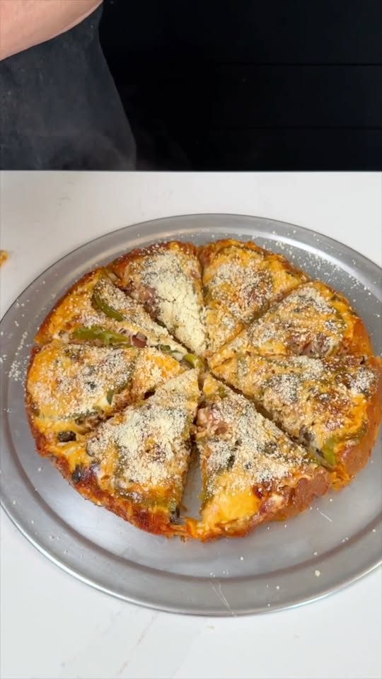 Upside-Down Deep-Dish Pizza