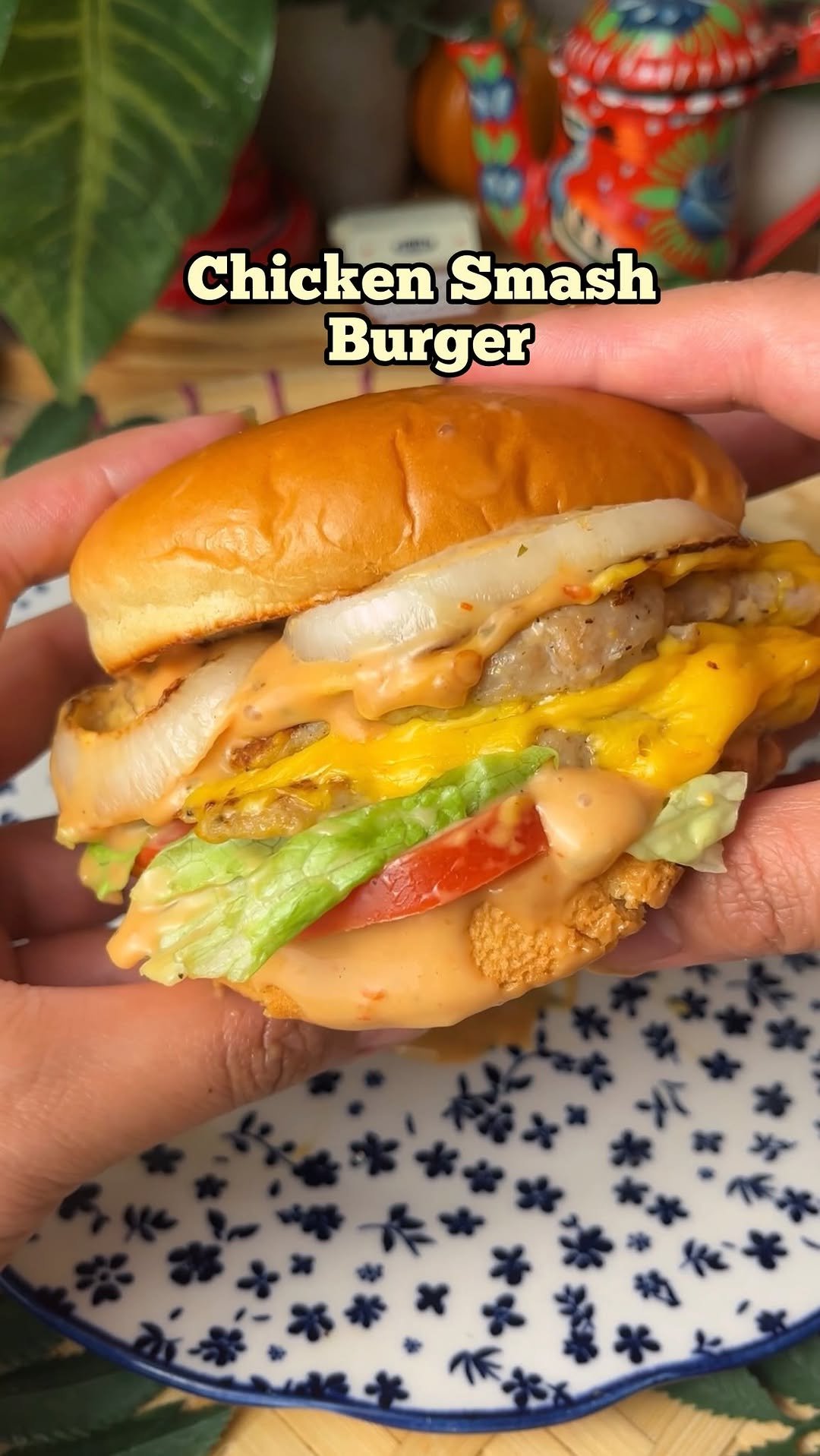 Chicken Smash Burgers